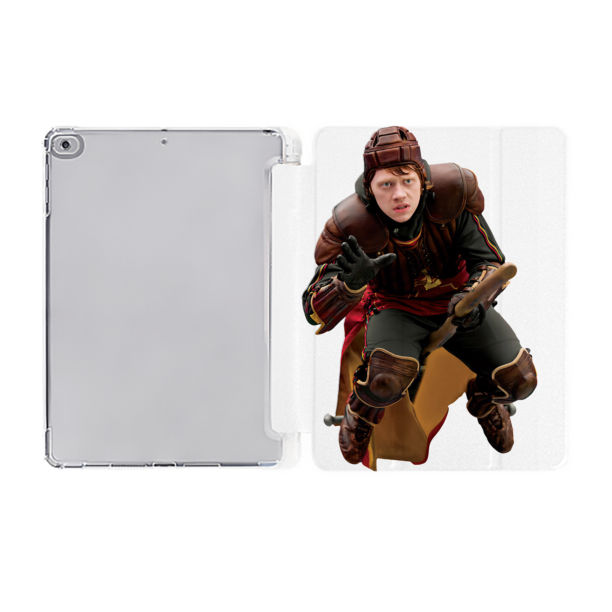 （画像用） Harry Potter ハリー・ポッターシリーズ IPad ケース ペン収納付き 三つ折りスタンド PUレザー×シリコン 対応機種9.5/10.5/10.9インチ